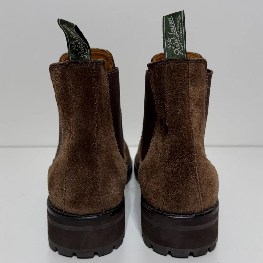 Ralph Lauren - Bryson - Brown Suede Chelsea Boot - Size 10